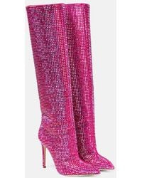 Paris Texas - Holly Embellished Knee-high Boots - Lyst