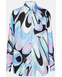 PUCCI - Silk Printed Shirt - Lyst