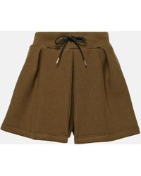 Sacai - Sponge Cotton-blend Shorts - Lyst