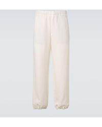 God's True Cashmere - Linen Sweatpants With Amethyst - Lyst