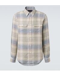 Ralph Lauren - Plaid Linen Shirt - Lyst