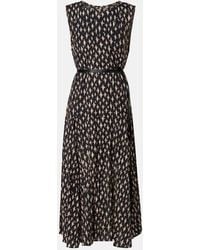 Velvet - Kaitlyn Beaded Cotton-Blend Midi Dress - Lyst