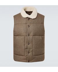Loro Piana - Dug Wool And Cashmere Vest - Lyst