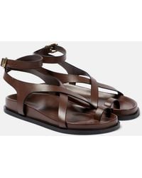 A.Emery - Sandalen Jalen Slim Aus Leder - Lyst