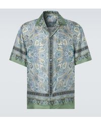 Etro - Paisley Silk Twill Shirt - Lyst