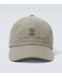 Brunello Cucinelli - Casquette Brodee A Logo - Lyst