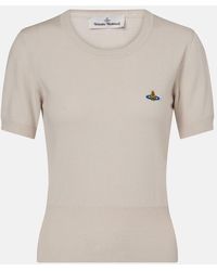 Vivienne Westwood - Top Bea Aus Baumwolle Und Kaschmir - Lyst
