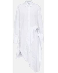 JW Anderson - Deconstructed Cotton Poplin Shirt Dress - Lyst