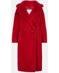 Max Mara - Teddy Bear Icon Oversized Double-breasted Alpaca, Wool And Silk-blend Coat - Lyst