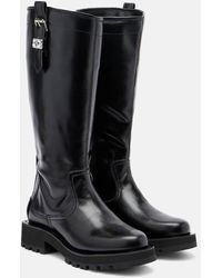 Ganni - Studs Knee-High Boots - Lyst