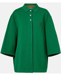 Prada - Cotton Pique Coat - Lyst
