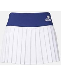 Miu Miu - X New Balance Minifalda De Jersey Plisada - Lyst