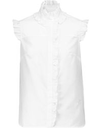 Erdem The Romantic Cotton Shirt - White