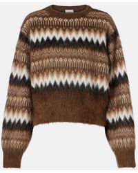 Brunello Cucinelli - Wool And Mohair-Blend Sweater - Lyst