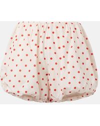 Posse - Aurelia Polka-Dot Shorts - Lyst