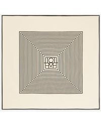 TOTEME - Sciarpa Monogram - Lyst