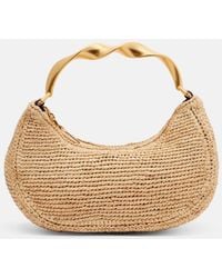 Jonathan Simkhai - Nixi Mini Raffia Tote Bag - Lyst