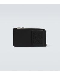 Loewe - Leather Coin And Cardholder - Lyst