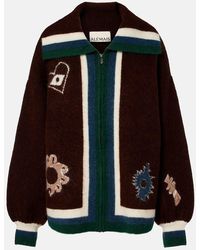 ALÉMAIS - Maroc Intarsia Cardigan - Lyst