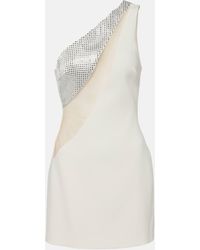 David Koma - Embellished One-shoulder Mini Dress - Lyst