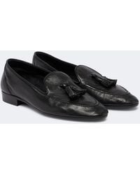 The Row - Caden Leather Loafers - Lyst