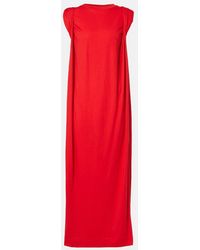 Dries Van Noten - Cotton Midi Dress - Lyst