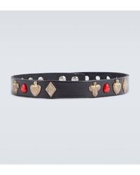 Our Legacy - Embellished Leather Choker - Lyst