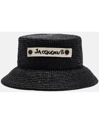 Jacquemus - Le Bob Plage Raffia Bucket Hat - Lyst
