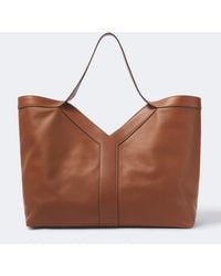 Saint Laurent - Y Large Leather Tote Bag - Lyst