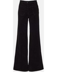 Nili Lotan - Florence Cotton-Blend Corduroy Flared Pants - Lyst