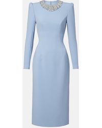 Jenny Packham - Cora Embellished Midi Dress - Lyst