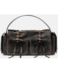 Acne Studios - Multipocket Leather Shoulder Bag - Lyst