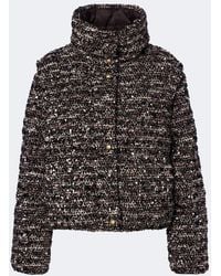 Moncler - Poetique Sequined Boucle Down Jacket - Lyst
