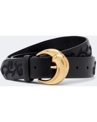 Etro - Embroidered Leather Belt - Lyst