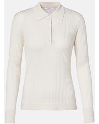 Max Mara - Gitano Cashmere And Silk Polo Sweater - Lyst