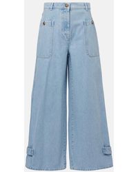 Max Mara - Pugnale High-Rise Wide-Leg Jeans - Lyst