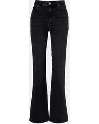 FRAME - Arrow High-Rise Bootcut Jeans - Lyst