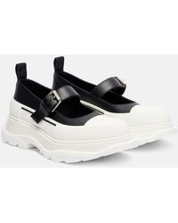 McQueen - Tread Slick Mary Jane Platforms - Lyst