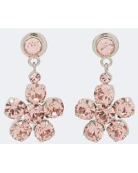 Simone Rocha - Crystal-Embellished Drop Earrings - Lyst