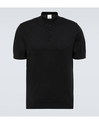 Allude - Cotton, Silk, And Cashmere Polo Shirt - Lyst