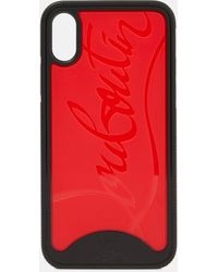 Christian Louboutin - Loubiphone Embossed Pvc Iphone X And Xs Case - Lyst