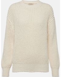 Loro Piana - Ribbed-knit Silk Sweater - Lyst