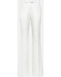 Etro - Jacquard Cotton-blend Pants - Lyst