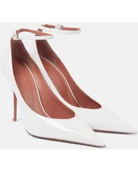 AMINA MUADDI - Escarpins Anok 105 En Cuir Verni - Lyst