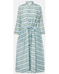 Tory Burch - Printed Shirtdress - Lyst