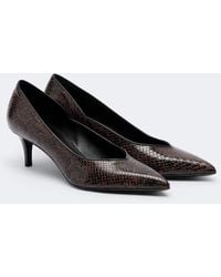 Isabel Marant - Pamely Snake-Effect Leather Pumps - Lyst