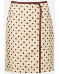 Posse - Bowie Linen And Cotton Wrap Skirt - Lyst