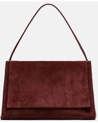Nour Hammour - Amal Suede Shoulder Bag - Lyst