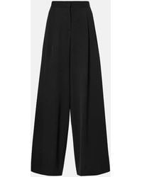 The Row - Paras Wool Wide-Leg Pants - Lyst