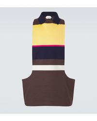 Versace - Tank Top De Algodon A Rayas - Lyst